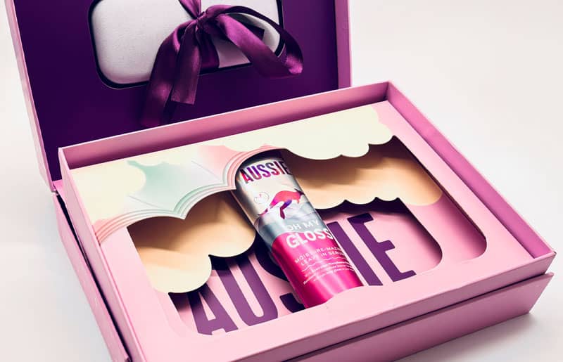 Aussie lip gloss packaging