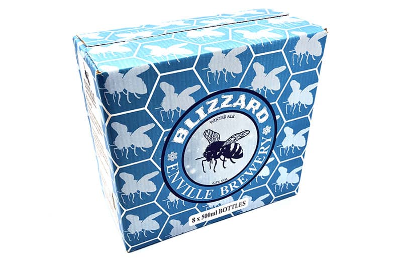 Blizzard Enville Brewery bottles packaging