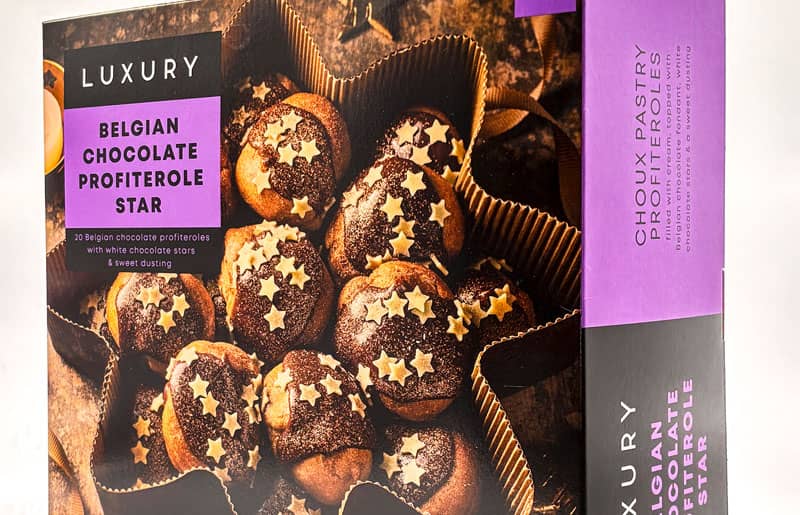 Luxury profiterole star cardboard packaging