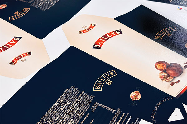 Baileys bottle packaging