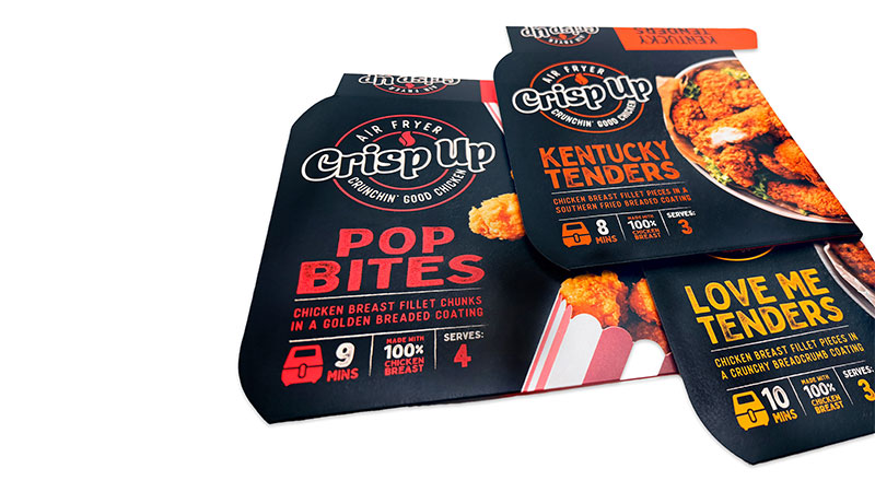 Crisp Up food packaging