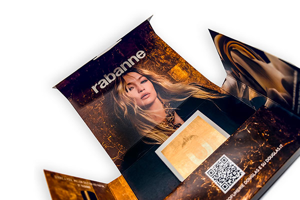 Rabanne promotional packaging