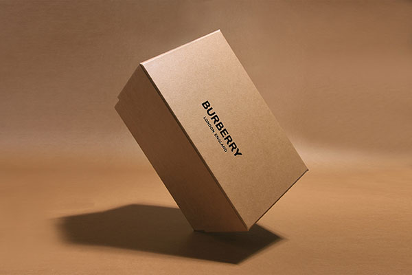 Burberry gift set packaging