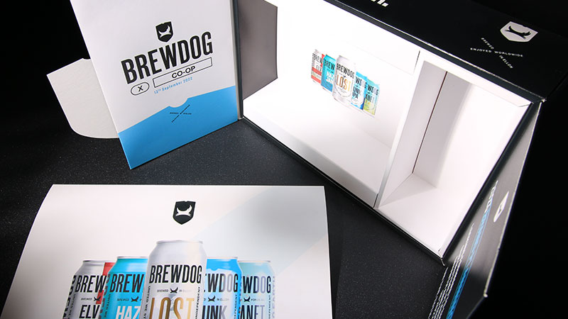 Brewdog promotion packaging box