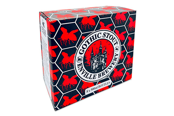 Gothic Stout Enville Brewery bottles packaging