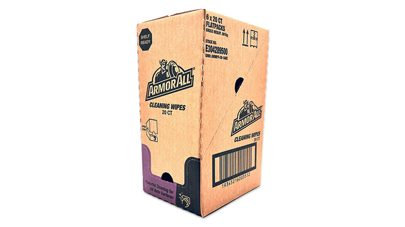 ArmorAll cleaning wipes packaging