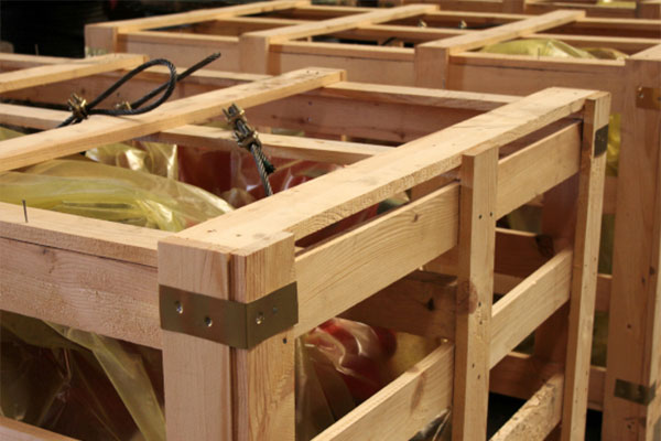 Wooden crates