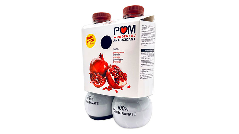 POM Antioxidant bottle packaging
